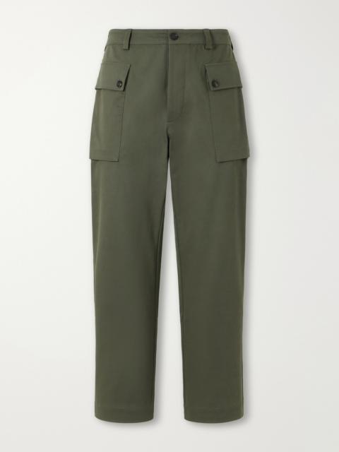 GHIAIA Webster Tapered Cotton-Blend Twill Cargo Trousers