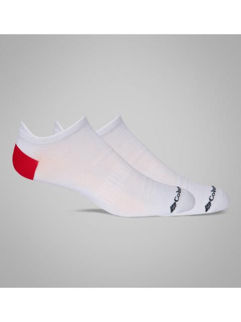 Columbia Men's Space Dye BRR No-Show Lightweight Socks - 2 Pack