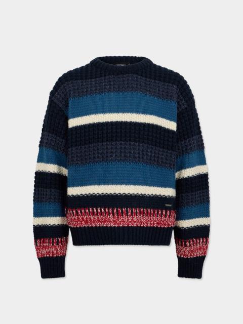 DSQUARED2 APRÈS SKI STRIPED PULLOVER