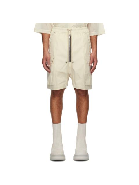 Rick Owens Off-White Hollywood Cargobela Shorts