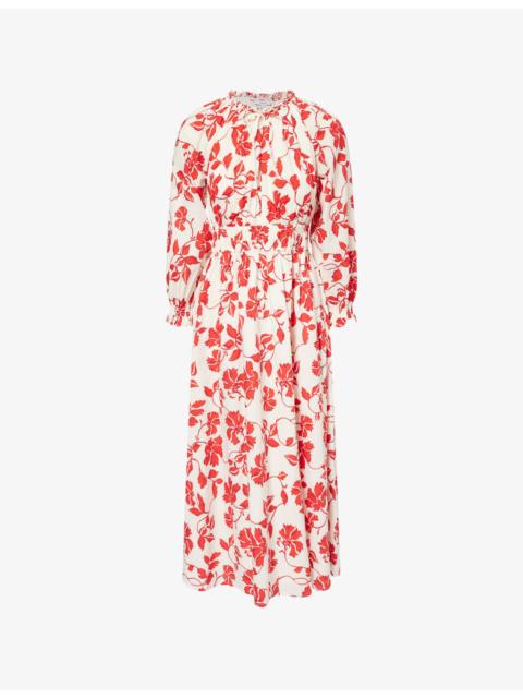 Rails Matia Floral-Print Cotton Midi Dress