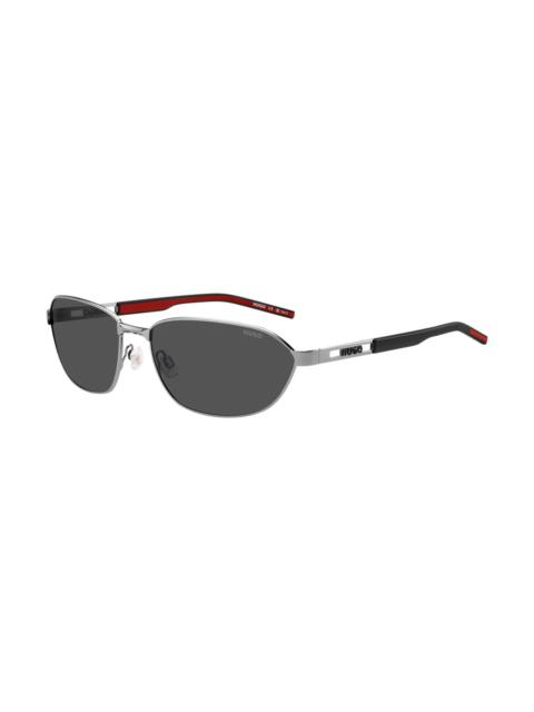 HUGO METAL SUNGLASSES WITH CUT-OUT LOGO