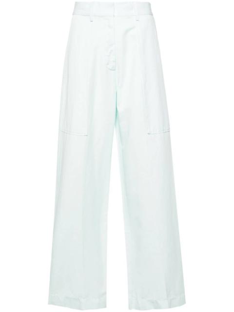 forte_forte high-waisted straight trousers