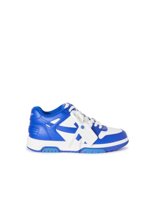 Out Of Office Calf Leather White Blue F
