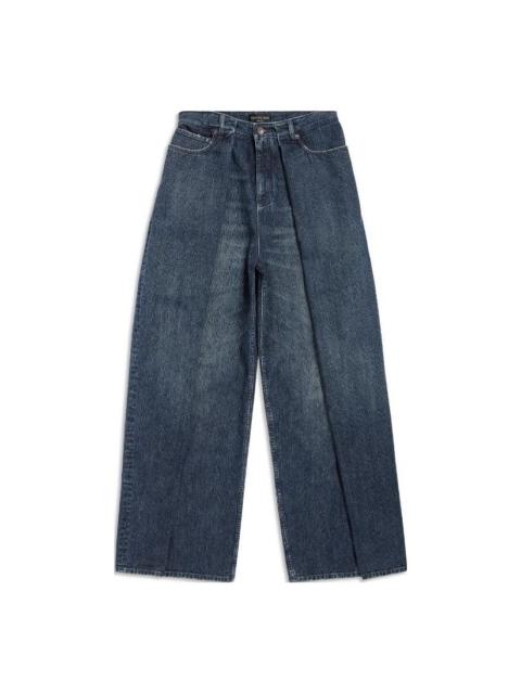 BALENCIAGA Balenciaga Double Side Pants 'Dark Blue' 767983TNW654445