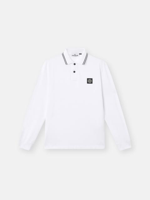 Stone Island 2200012 ORGANIC COTTON PIQUÉ WITH STRETCH