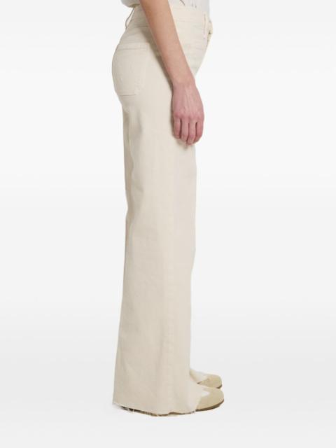 MOTHER The Patch Pocket Twister Fray cotton jeans