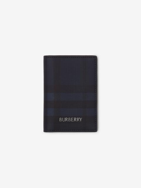 Burberry City Check Folding Card Case