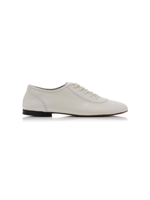 WALES BONNER Delta Leather Brogues white