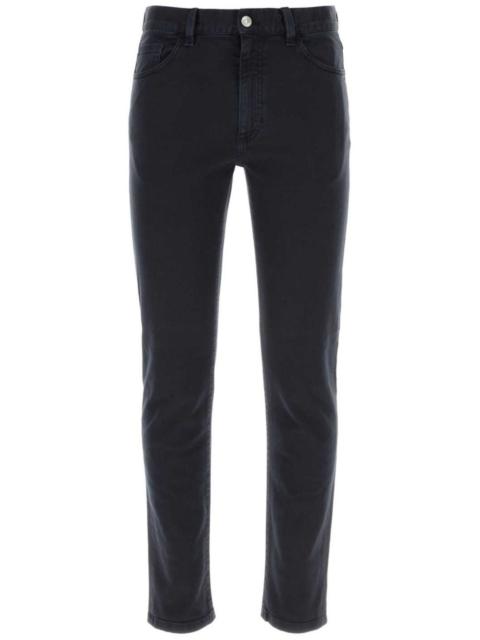 ZEGNA logo-patch jeans