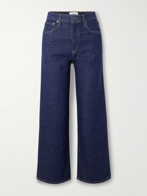 AGOLDE Ren Cropped High-rise Wide-leg Jeans