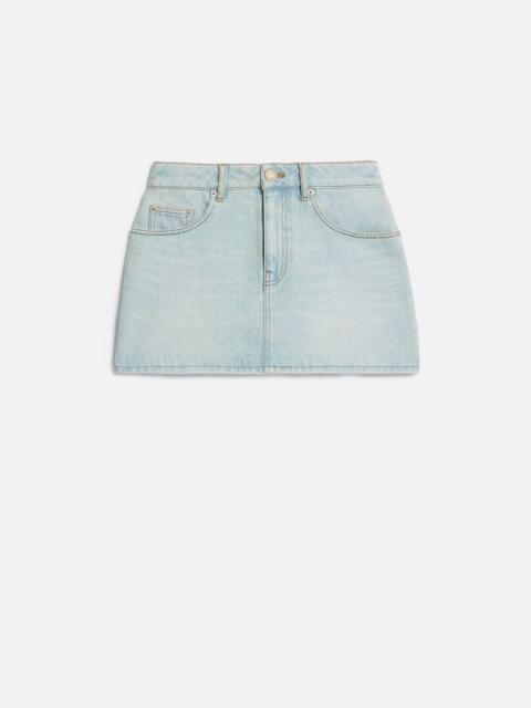 AMI Paris Denim Mini Skirt