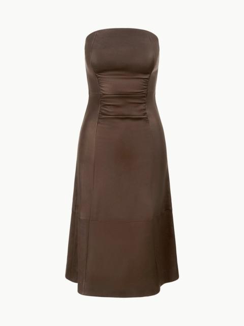 STAUD BOWERY DRESS TIRAMISU