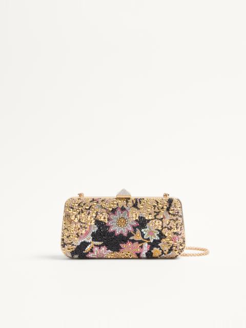 Valentino CARRY SECRETS MINAUDIERE WITH RHINESTONES APRES L'HIVER MOTIF