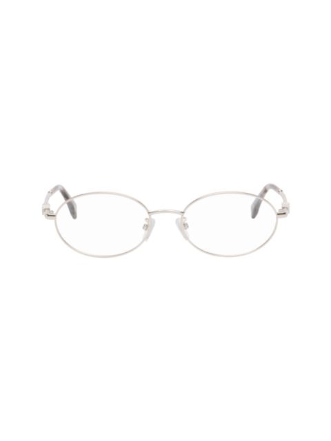FENDI Silver Fendigraphy Glasses