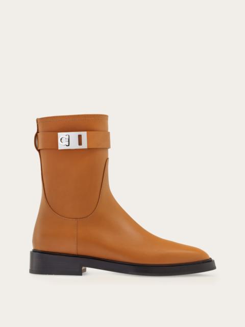 FERRAGAMO Hug buckle ankle boot