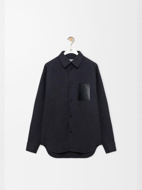 Loewe Overshirt in wool blend