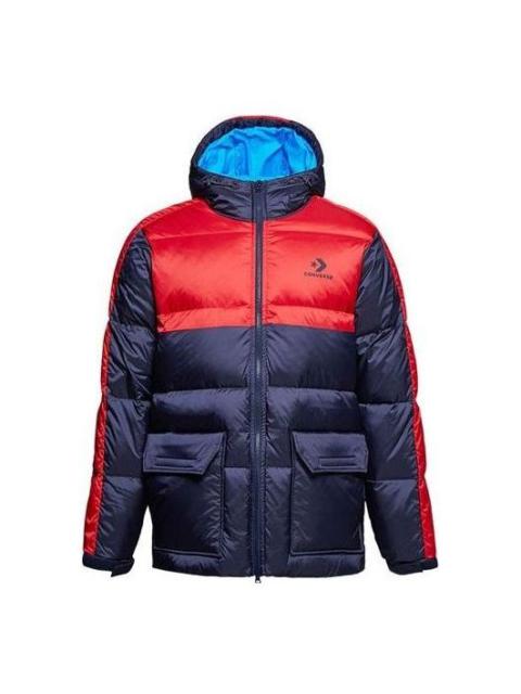 Converse Winter Down Fill Puffer Jacket 'Navy Red' 10008049-A03