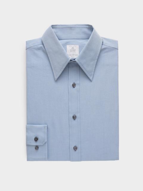 TODD SNYDER Slim Twill Long Collar Dress Shirt