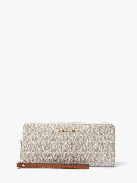 MICHAEL KORS Jet Set Travel Large Logo Continental Wristlet