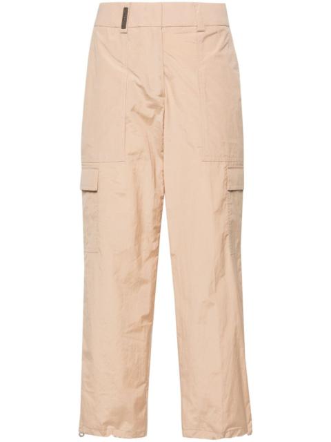 PESERICO high-waist tapered trousers