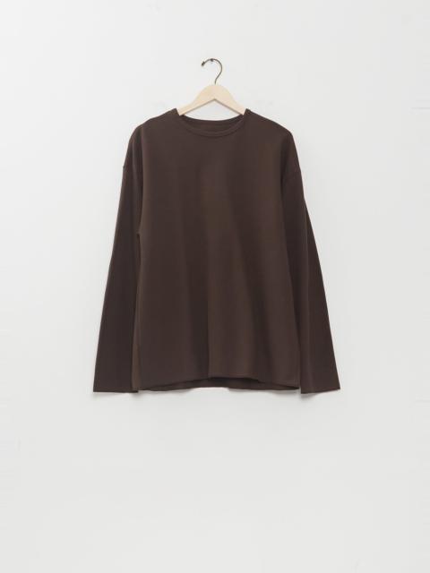 ARPENTEUR Marine Heavy Mesh Cotton T-Shirt — Brown