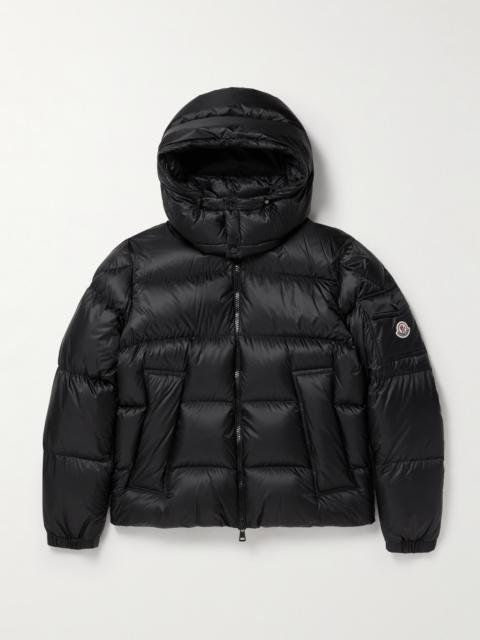 Moncler Couyere Logo-Appliquéd Quilted Micro-Ripstop Hooded Down Jacket
