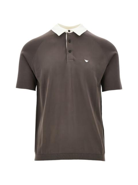 EMPORIO ARMANI mag collared polo shirt