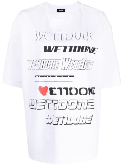 We11done logo-print short-sleeve T-shirt