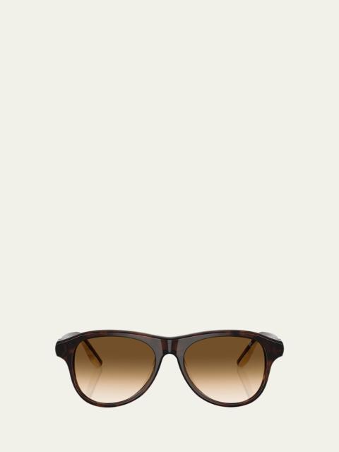 Brunello Cucinelli BC4015S Acetate Aviator Sunglasses
