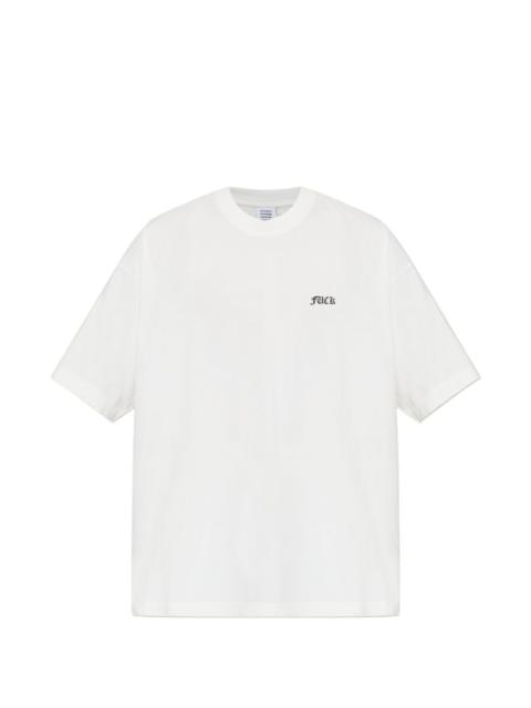 VETEMENTS graphic-print crew-neck T-shirt