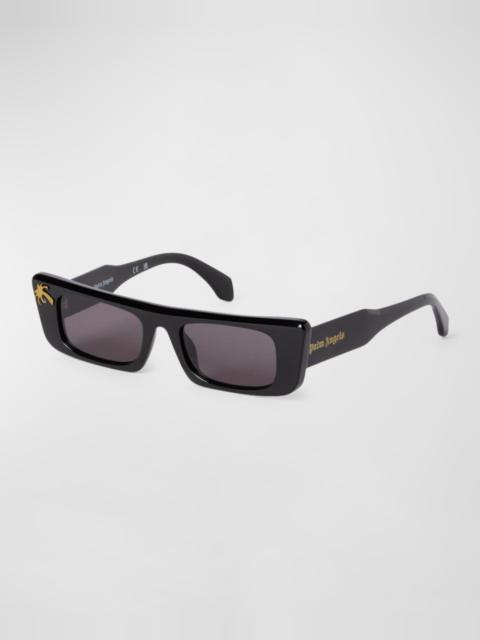 Men's Arvin Acetate Rectangle Sunglasses