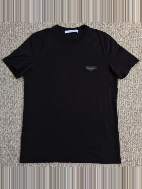 Givenchy Givenchy Leather Logo Patch Tee Shirt | party