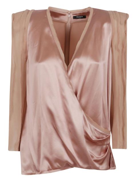 Balmain silk blouse