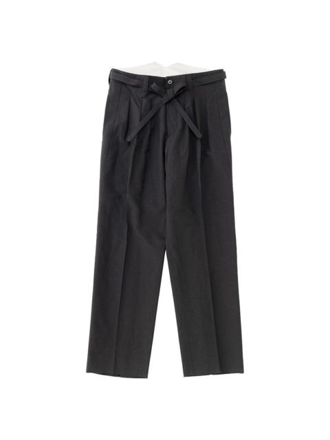 visvim TUPPER PANTS DMGD BLACK | REVERSIBLE