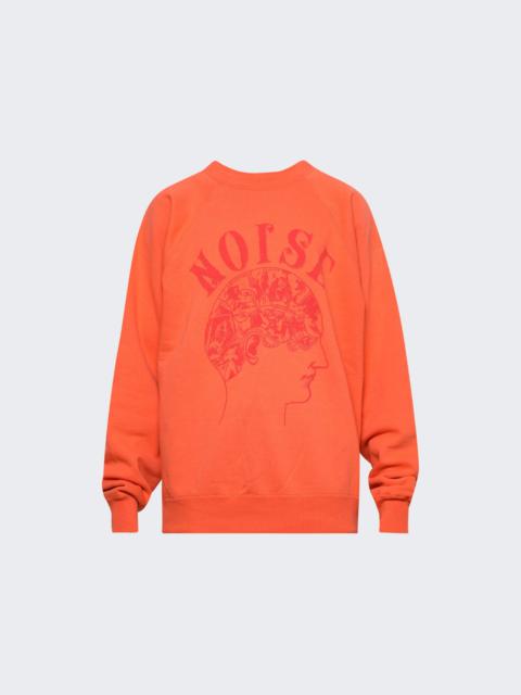 Noise Crewneck Sweatshirt Orange