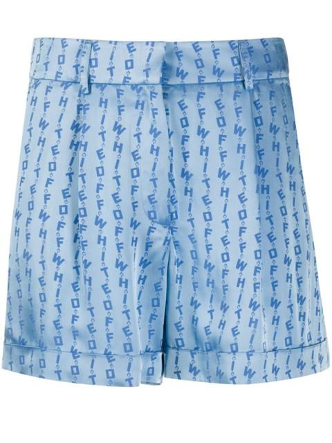 Off-White jacquard logo shorts