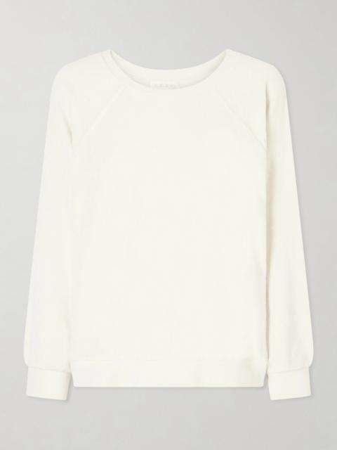 SUZIE KONDI Samos Cotton-blend Terry Sweatshirt
