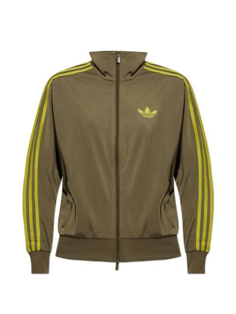 adidas stripe-detail logo jacket
