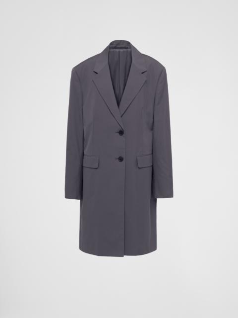 Prada Single-breasted Panama cotton coat