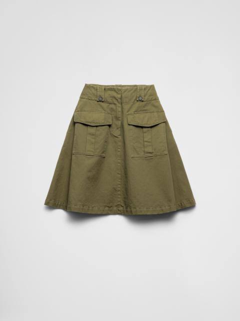 Prada Cotton skirt with cargo pockets