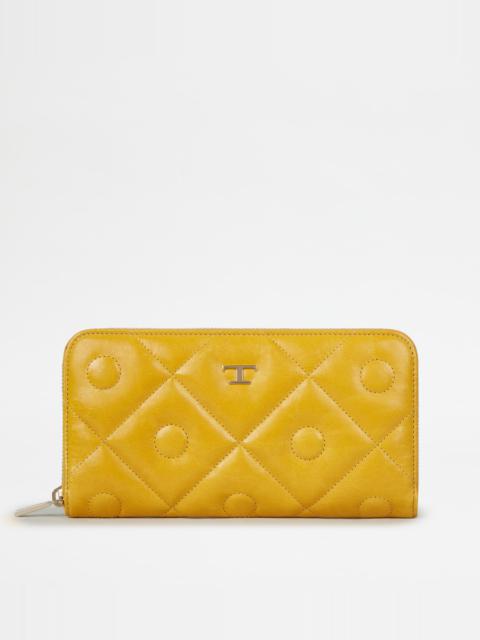 Tod's TOD'S SIGNATURE WALLET - YELLOW