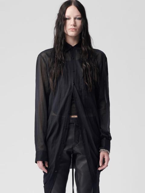 Ann Demeulemeester Gabi Long Draped Shirt