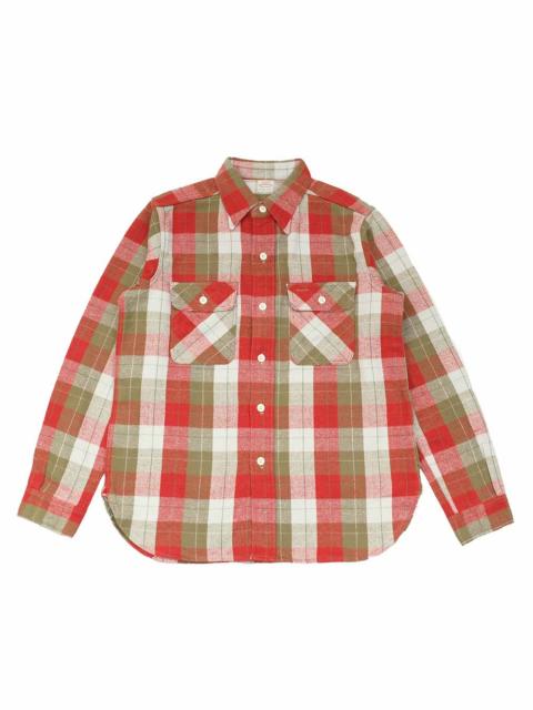 Warehouse & Co. Lot.3104 FLANNEL SHIRTS - E-Pattern - ONE WASH - WH-3104E24