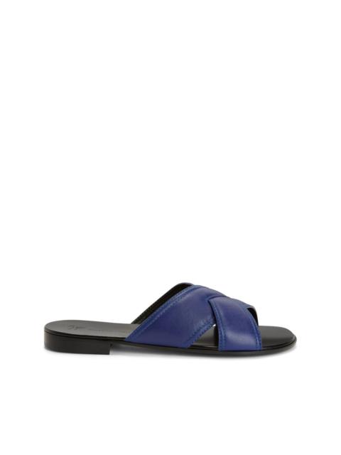 Giuseppe Zanotti Flavio slip-on leather sandals