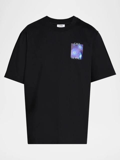 CASABLANCA Men's Meduse Sportive Printed Cotton T-Shirt