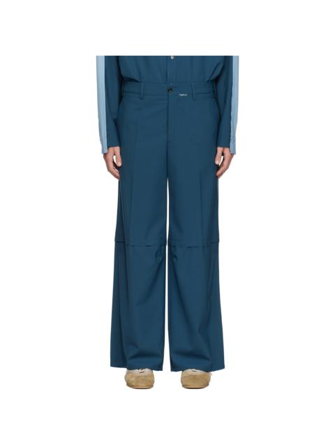 Marni Blue Marni Mending Trousers