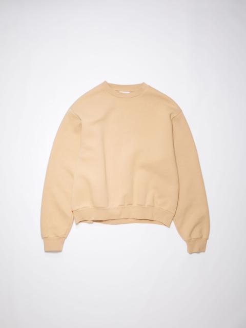 Crew neck sweater - Light camel