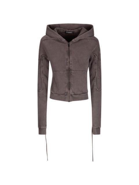 OTTOLINGER sutured zip hoodie