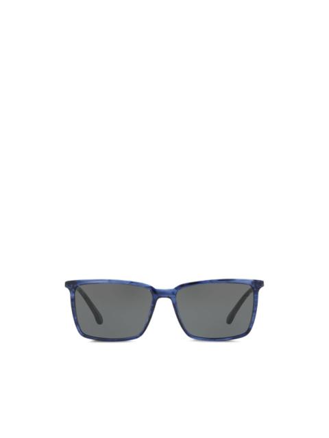 Brooks Brothers rectangle-frame sunglasses